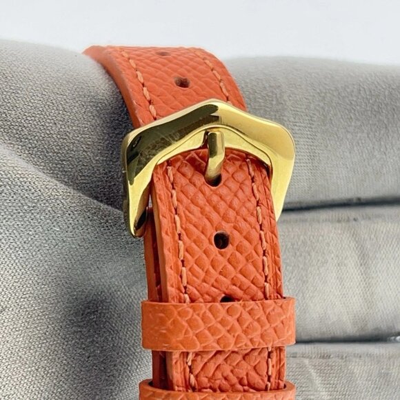 Cartier Tank Americaine 18k Yellow Gold Silver Dial 24mm Quartz Watch 8012905 - Picture 8 of 9